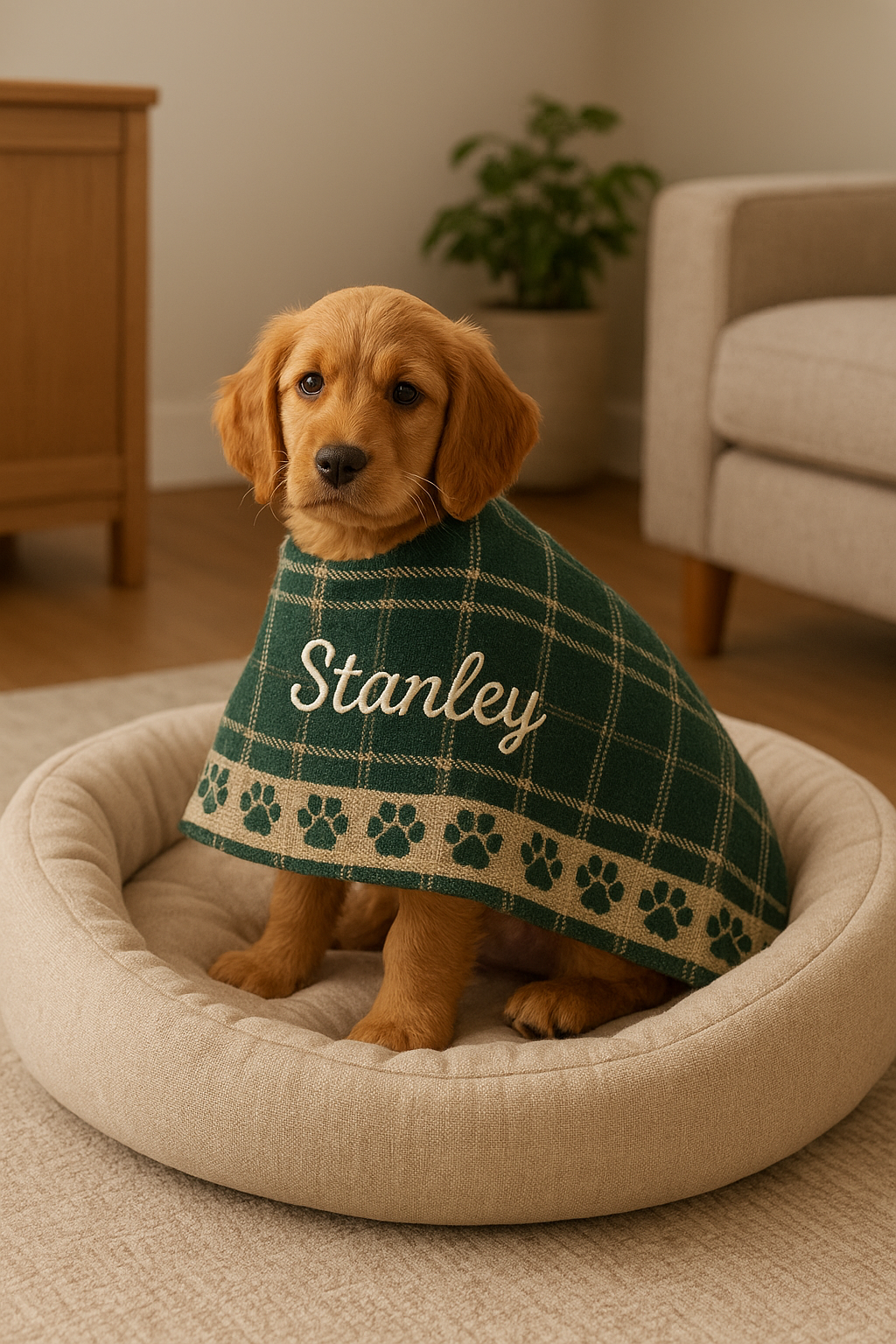 Personalised Pet Blanket.