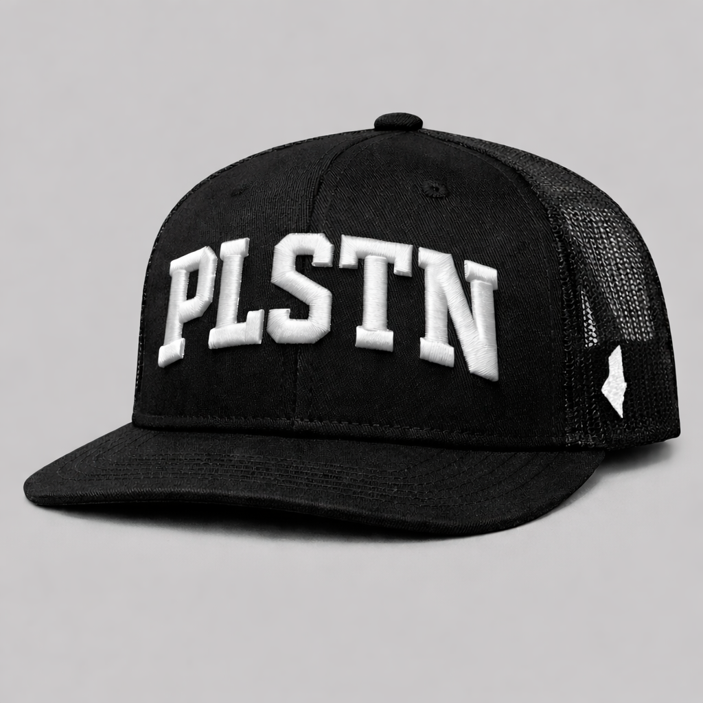 PLSTN 3D Trucker Snapback – Black