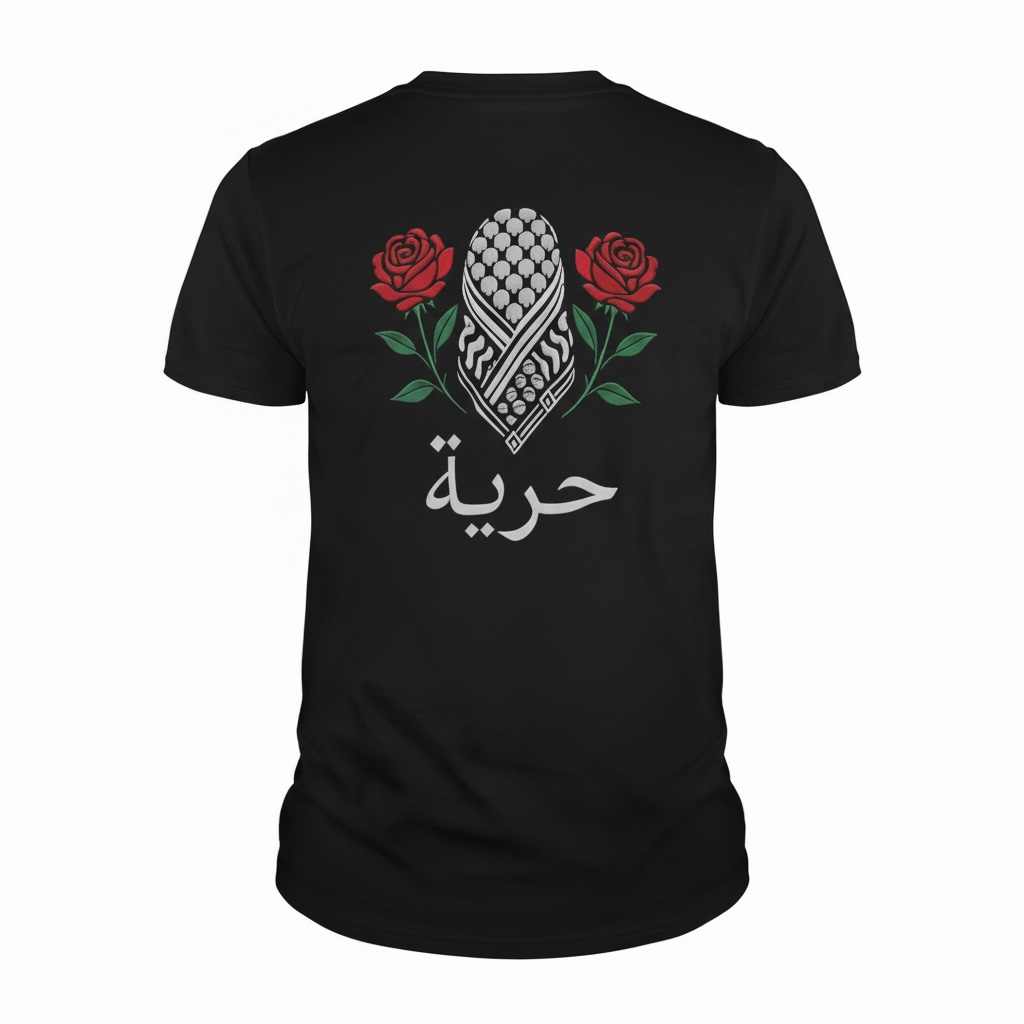 Threaded in Freedom T shirt | 180gsm Premium Embroidery.