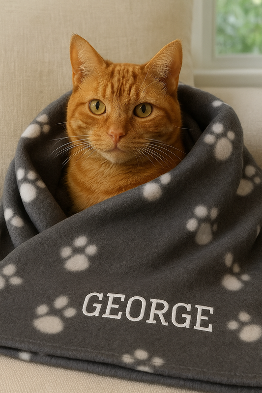 Personalised Cat Blanket