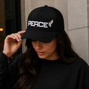 PEACE Embroidered Trucker Cap