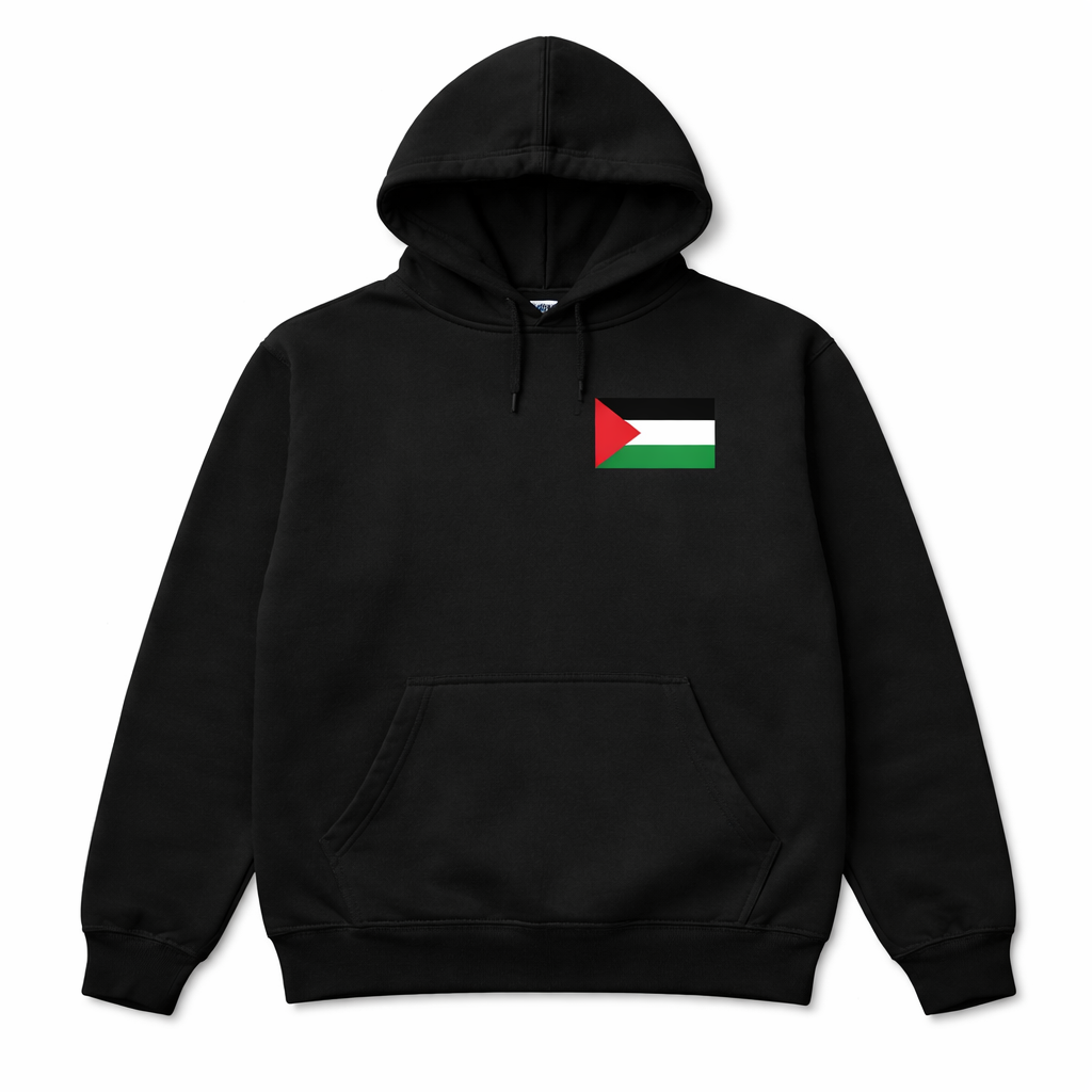 Palestine Embroidered Flag Hoodie
