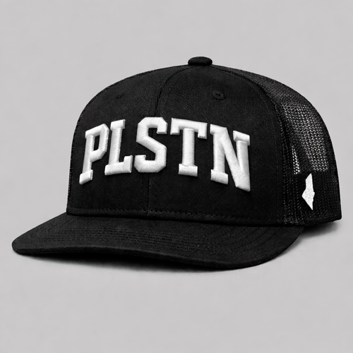 PLSTN 3D Trucker Snapback – Black