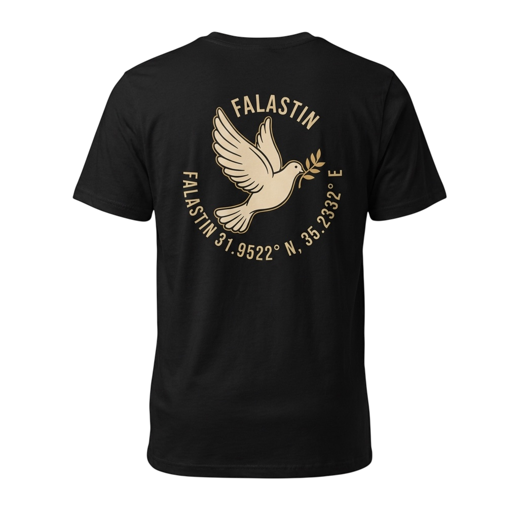 Falastin Co-ordinates Embroidered Tee.