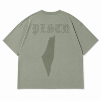 PLSTN Oversized Tee – Mist Green
