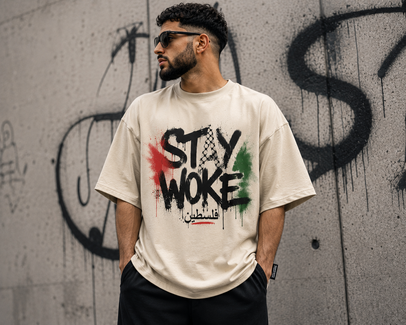 STAY WOKE – Palestine Statement Tee