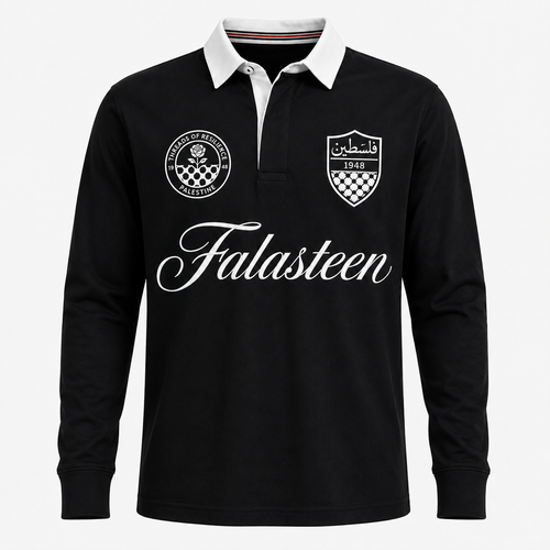 Falasteen Heritage Embroidered Polo