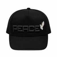 PEACE Embroidered Trucker Cap