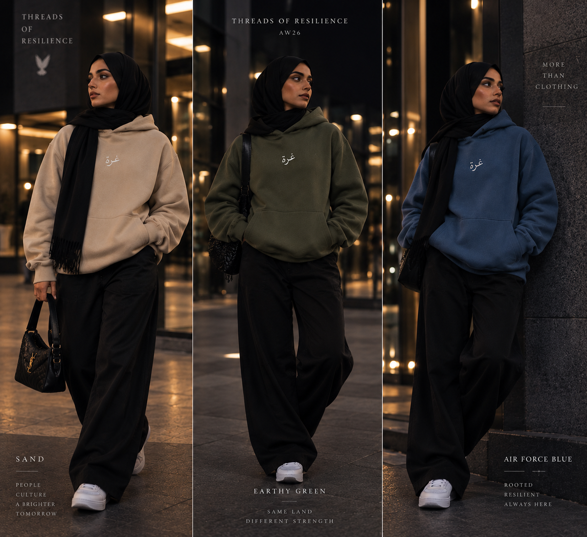 GAZA — غَزَّة Heavyweight Hoodie